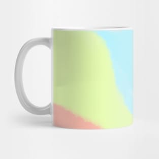 Pink Purple blue watercolor abstract art Mug